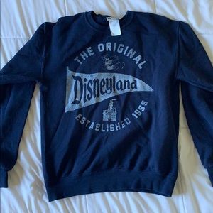 Navy blue Disneyland crew neck